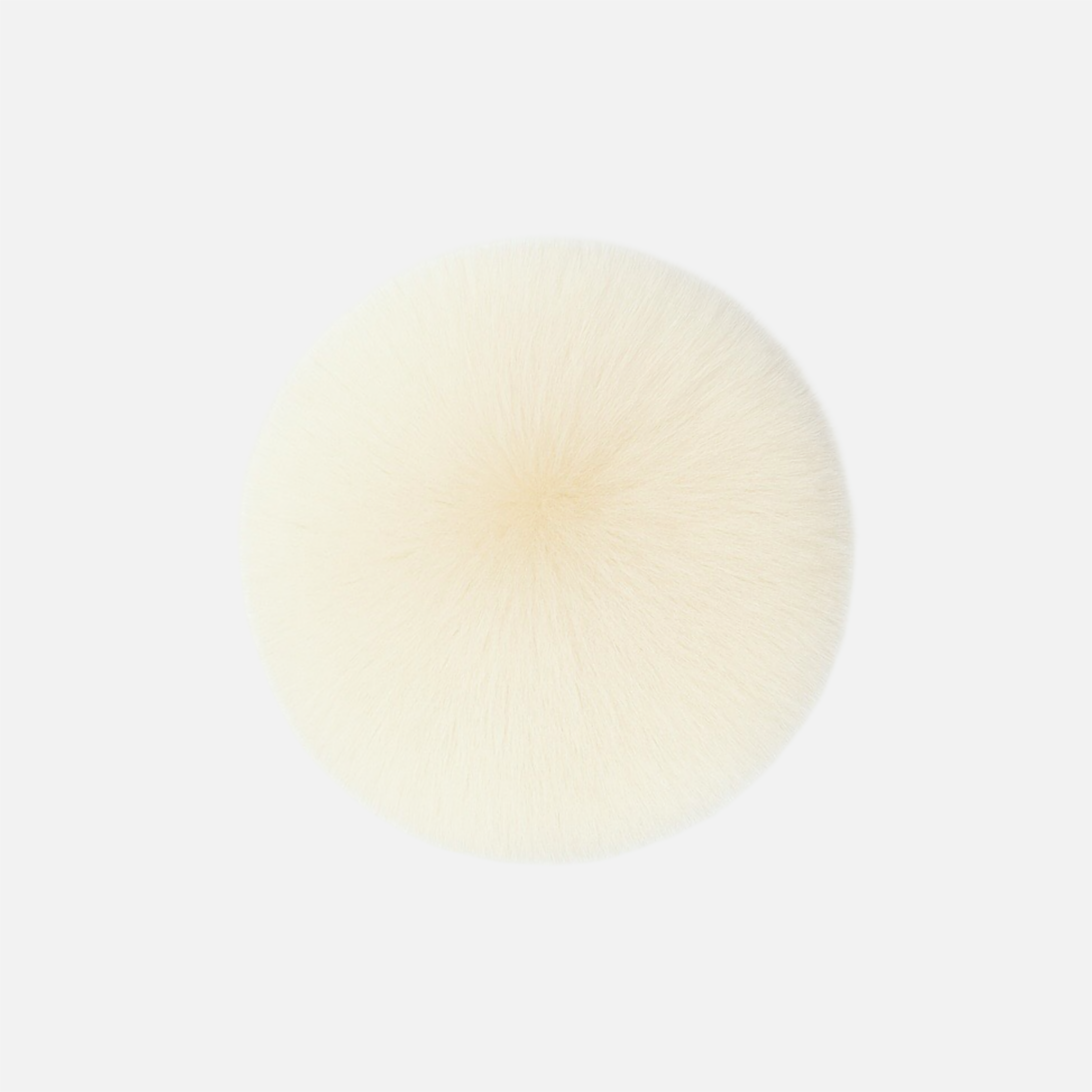 Beige rug on a white background